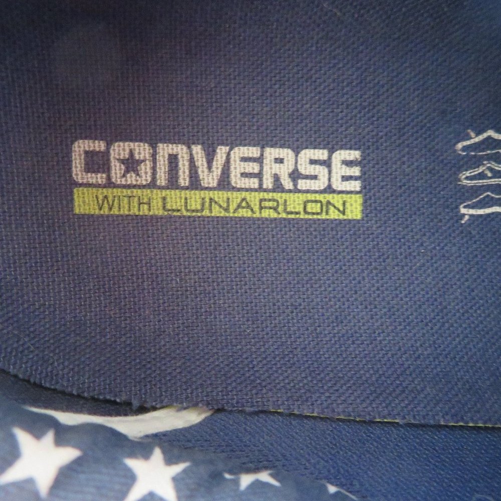 Men's Converse All Star with Lunar Lon Blue Suede Shoes - Picture 5 of 6